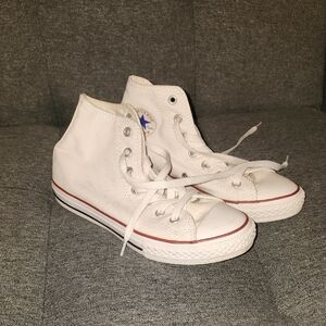 Converse Cream High-Top Sneakers